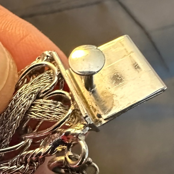 Vintage Sterling Braided Bracelet - Picture 5 of 8